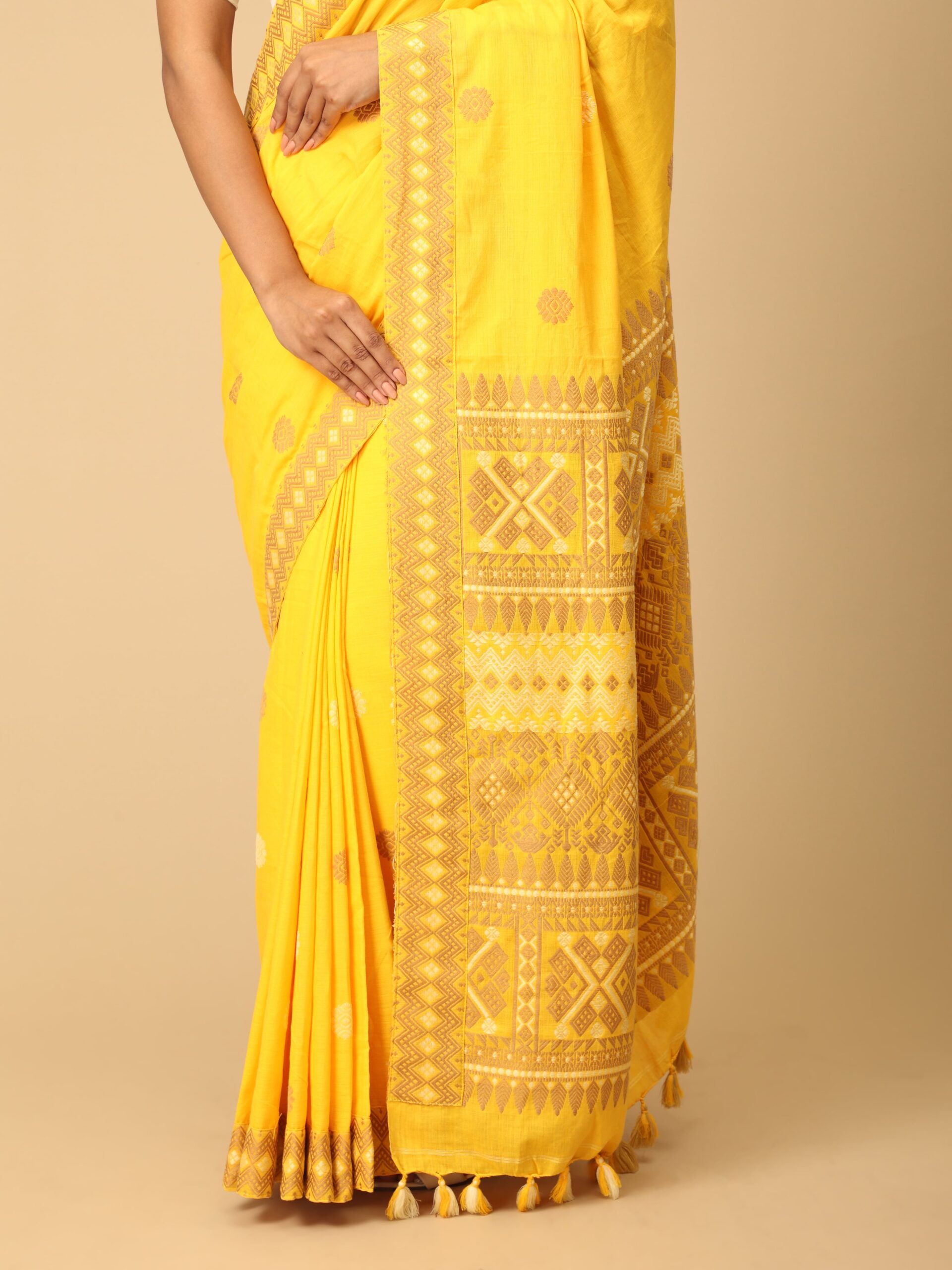 Assam Cotton Saree - Image 2