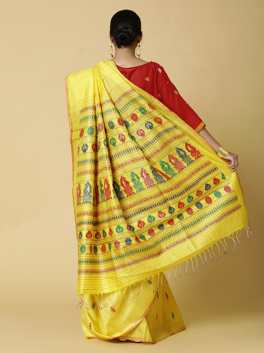 Sunshine Yellow With Thin Orange Border - Image 3
