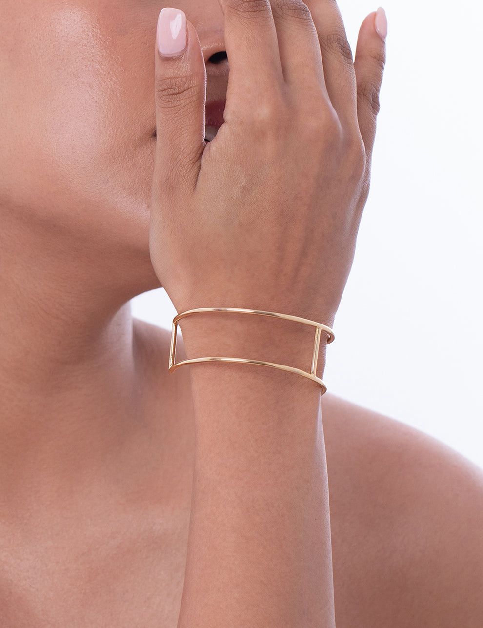 Ethnic andaz Double circled bracelet