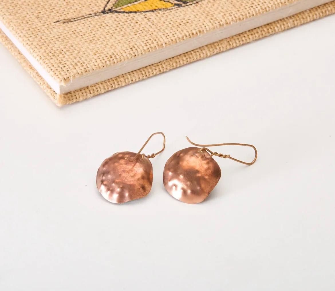 Mudleaf Copper Moon earrings